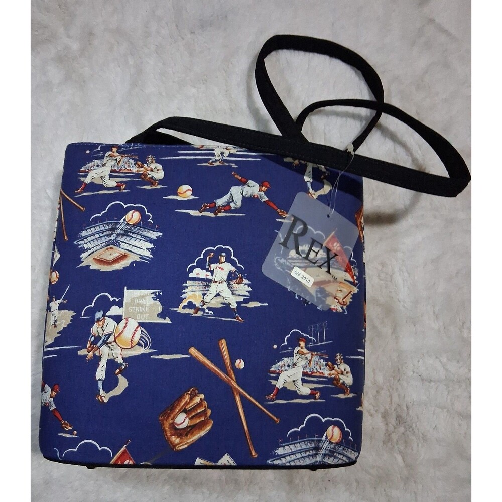 Rex canvas baseball handbag